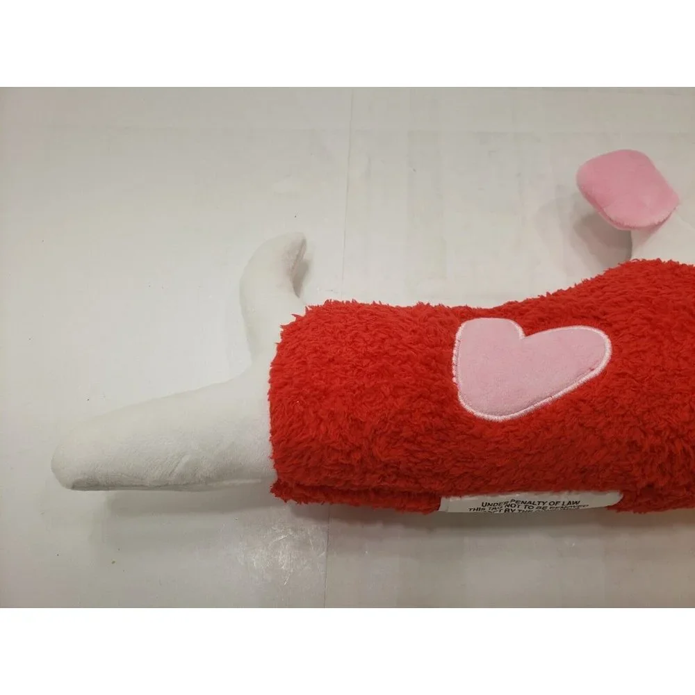Room Essentials Valentine’s Day Dog Shaped Shearling Throw Pillow Bullseye
